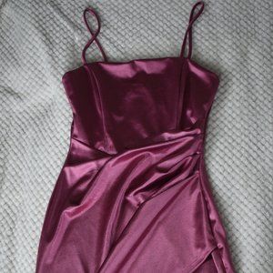 Satin Mini Dress